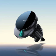 Automobilinis laikiklis Joyroom 'JR-ZS409' juodas (15W / Magsafe Compatible) (magnetinis / grotelėms)