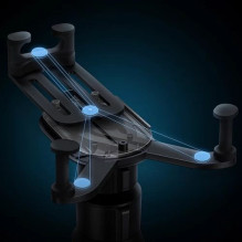 Automobilinis laikiklis Baseus 'Stable Series' juodas (ne magnetinis / grotelėms)