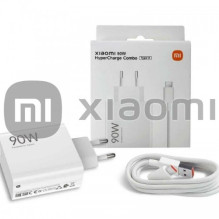 Įkroviklis Xiaomi MDY-15-EK (BHR07ZBEU) baltas 90W (incl. packing) + laidas "Type-C" / Genuine 100% /