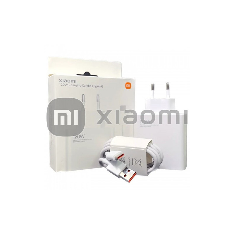 Įkroviklis Xiaomi MDY-14-EE (BHR9462EU) baltas 120W (incl. packing) + laidas "Type-C" / Genuine 100% /