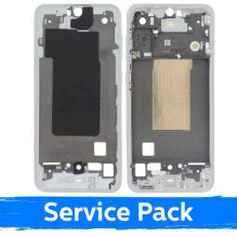 Ekrano rėmas / vidinis korpusas skirtas Samsung A566 A56 5G / Light Grey / (Service Pack)