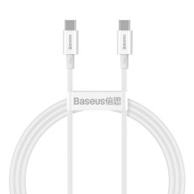 Cable Baseus Superior from Type-C to Type-C 100W 1.0m white CATYS-B02