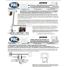 Adapter kamery cofania do kamery OEM Chrysler / Dodge / Jeep. CHYRVD