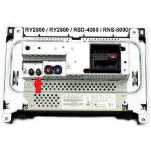Uniwersalny przewód kamery Fakra - RCA