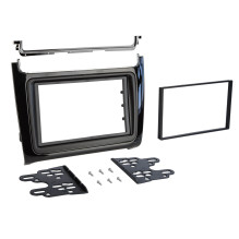 Radio frame 7 inches VW Polo 04 / 2014-07 / 2017 glossy black