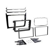 Radio frame 7 inches VW Polo 04 / 2014-07 / 2017 glossy black