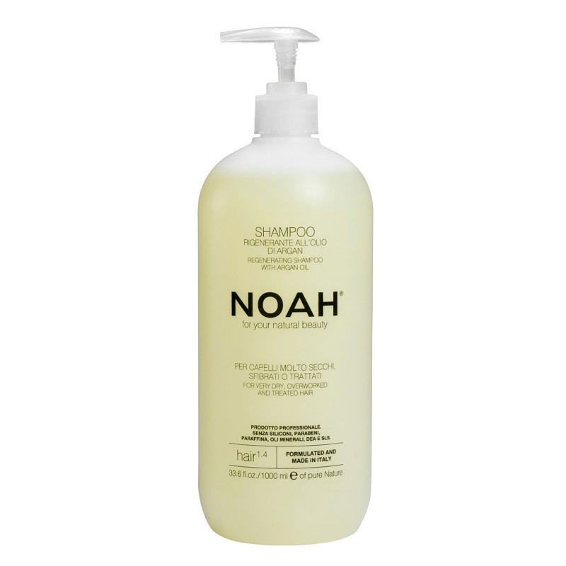 1.4. Regenerating Shampoo With Argan Oil Shampoo for dry and chemically damaged hair, 1000 ml