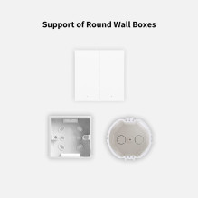 AQARA Smart Home Wall Switch H1, With Neutral, Double Rocker