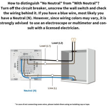 AQARA Smart Home Wall Switch H1, With Neutral, Double Rocker AQARA Smart Home Wall Switch H1, With Neutral, Double Rocker