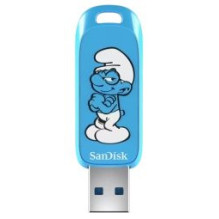Flash drive Sandisk Smurfs 64GB Brainy Smurf Edition