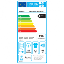 Dryer with heat pump Electrolux EW7D394UCE