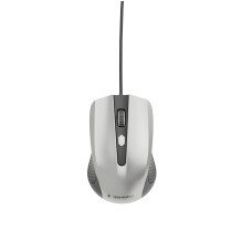 MOUSE USB OPTICAL BLACK / SILVER / MUS-4B-01-BS GEMBIRD