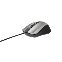 MOUSE USB OPTICAL BLACK / SILVER / MUS-4B-01-BS GEMBIRD