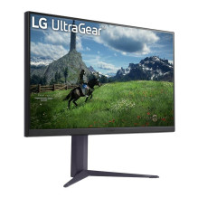 LCD Monitor, LG, 31.5", Panel IPS, 2560x1440, 16:9, 180Hz, 1 ms, Pivot, Height adjustable, Tilt, Colour Black, 32GS