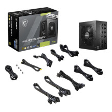 Maitinimo šaltinis, MSI, MAG A750GL PCIE5 II, 750 vatų, efektyvumas 80 PLUS GOLD, PFC Active, MAGA750GLPCIE5II