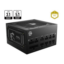 Maitinimo šaltinis, MSI, MAG A750GL PCIE5 II, 750 vatų, efektyvumas 80 PLUS GOLD, PFC Active, MAGA750GLPCIE5II