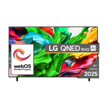 TV Set, LG, 86", 4K / Smart, 3840x2160, Wireless LAN, Bluetooth, webOS, Black, 86QNED85A3C