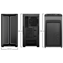 Dėklas, BE QUIET, PURE BASE 501 DX, MidiTower, Case gaminio savybės Skaidrus skydelis, Neįtrauktas, ATX, MicroATX, MiniI