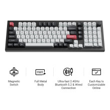 KEYBOARD WRL Q5 HE RGB / SHELL WHITE Q5H-P1 KEYCHRON