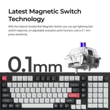 KEYBOARD WRL Q5 HE RGB / SHELL WHITE Q5H-P1 KEYCHRON