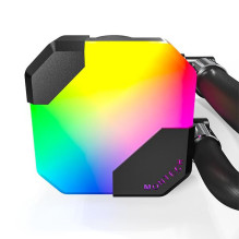 CPU aušintuvas, daugializdis, juodas / Hyperflow ARGB 360 (B), MONTECH