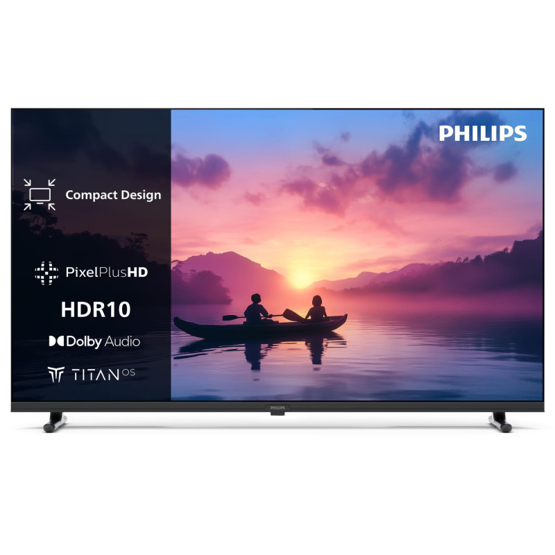 TV Set, PHILIPS, 24 ", HD, 1366 x 768 pixels, Flat, 16:9, LED, 24PHS6000 / 12