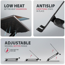 NB ACC STAND 10-17,3" / ALUMINIUM HQ STND-LQB AXAGON