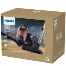 Dulkių siurblys, PHILIPS, Įėjimo galia 800 W, Dulkių talpa 1,3 l, Cilindrinis dulkių siurblys, Valymo tipas: Sausas, Dul