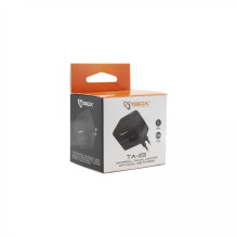 Sbox TA-23 universalus kelioninis adapteris su dvigubu USB įkrovikliu