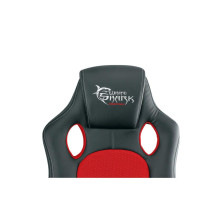 White Shark KINGS THRONE žaidimų kėdė, juoda / raudona Y-2706