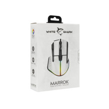 „White Shark MARROK GM-9006“ baltas RGB / 12 000 dpi