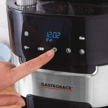 Gastroback 42711_S kavos aparatas Grind &amp; Brew Pro Thermo