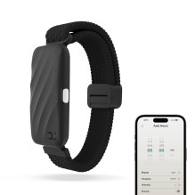 Homedics SS-WB100BK-WW WakeBand, Your Silent Alarm, Black