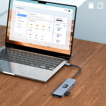 Hawk HW-HUB601 6in1 adapteris USB-C