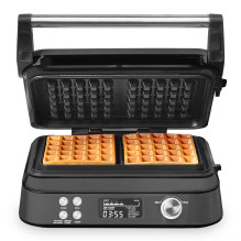 Gastroback 42449 Waffle Maker Advanced Control Black Edition