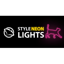 Manta SNL70PK stiliaus neoninės lemputės CAT 2 rožinės spalvos