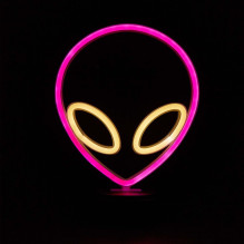 Manta SNL86PK Style Neon Lights UFO Pink