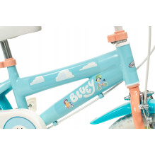 TOIMSA children's bicycle Bluey 12" Blue and lime blue