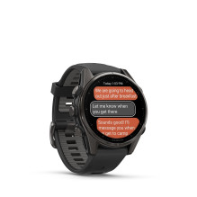 „Garmin fenix 8“ 3,3 cm (1,3 colio) AMOLED 43 mm Skaitmeninis 416 x 416 pikselių Jutiklinis ekranas Juodas „Wi-Fi“ GPS (