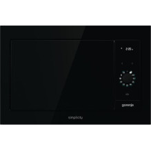 Gorenje BM235G1SYB įmontuojama mikrobangų krosnelė, 23 l, 900 W, juoda
