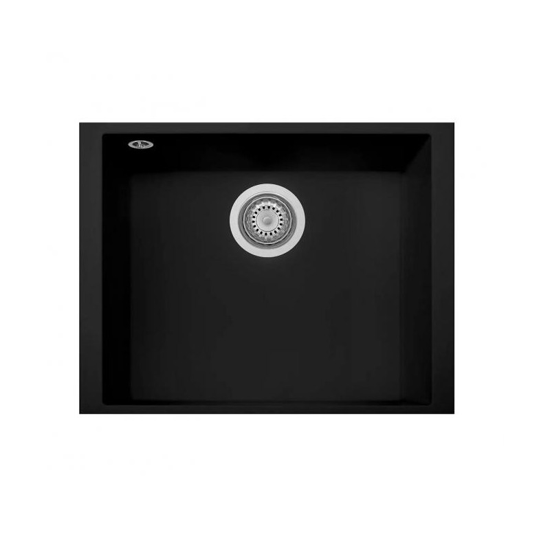 Stone sink Plados-Telma CUBE Undermount ON5610ST N6 Deep black