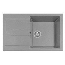 Stone sink Plados-Telma Amanda AM7810 72MQ Titanium gray color