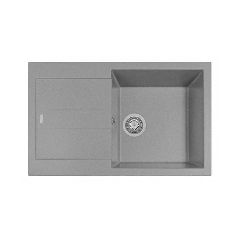 Stone sink Plados-Telma Amanda AM7810 72MQ Titanium gray color