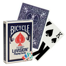Bicycle EZ-SEE LoVision Playing Cards (Blue)