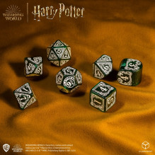Harry Potter. Slytherin Modern Dice Dice Set (Green Color)