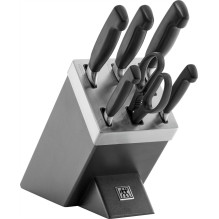 Virtuvinių Peilių Rinkinys - Zwilling Four Star 7 Vnt. Pilkas