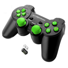 Game Controller - Esperanza EGG108G USB 2.0 PC / PS3 Gamepad Black, Green
