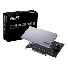 M.2 Adapteris - ASUS Hyper X16 V2, Juoda M.2 Adapteris - ASUS Hyper X16 V2, Juoda