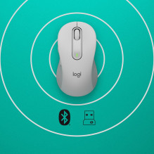 Kompiuterio Pelė - Logitech Signature M650 Wireless, Ergonomiška, 4000 DPI, Iki 24 Mėnesių Baterijos Gyvavimo Trukmė, RF