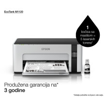 Printer - Epson EcoTank M1120 A4 Inkjet 1440 x 720 DPI Wi-Fi